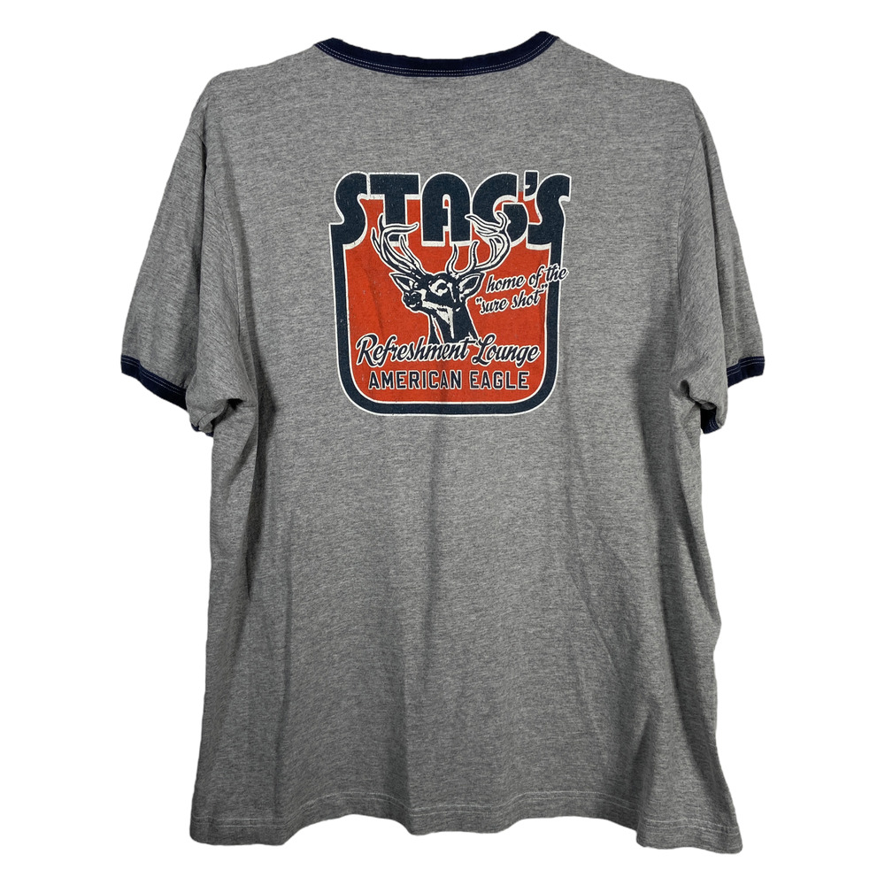 American Eagle Outfitters Stag's Ringer T-shirt Large